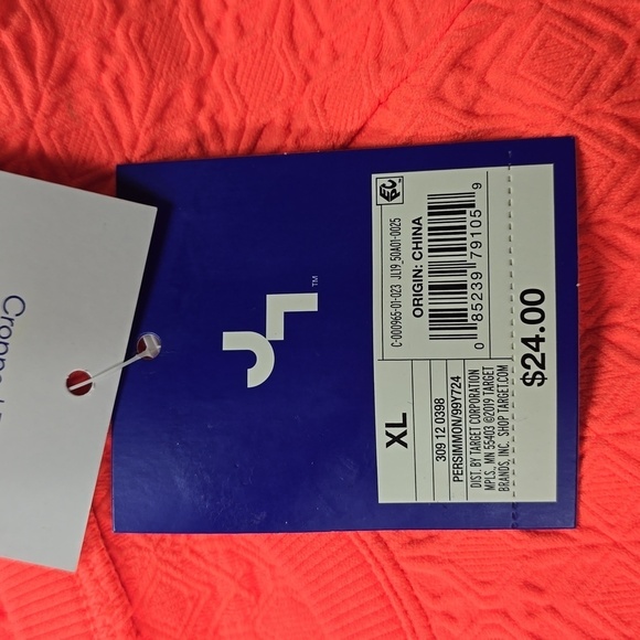 Women's Seamless Crop Long Sleeve Top | JoyLab | XL - Picture 7 of 10